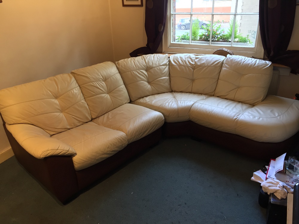 leather upholstery cleaning after