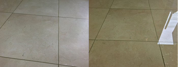 marble floor deep shine cleaning and restoration