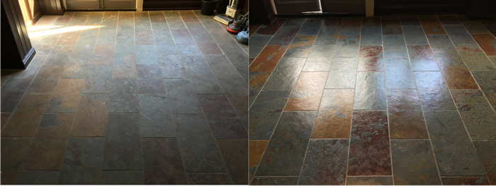 welsh slate before and after
